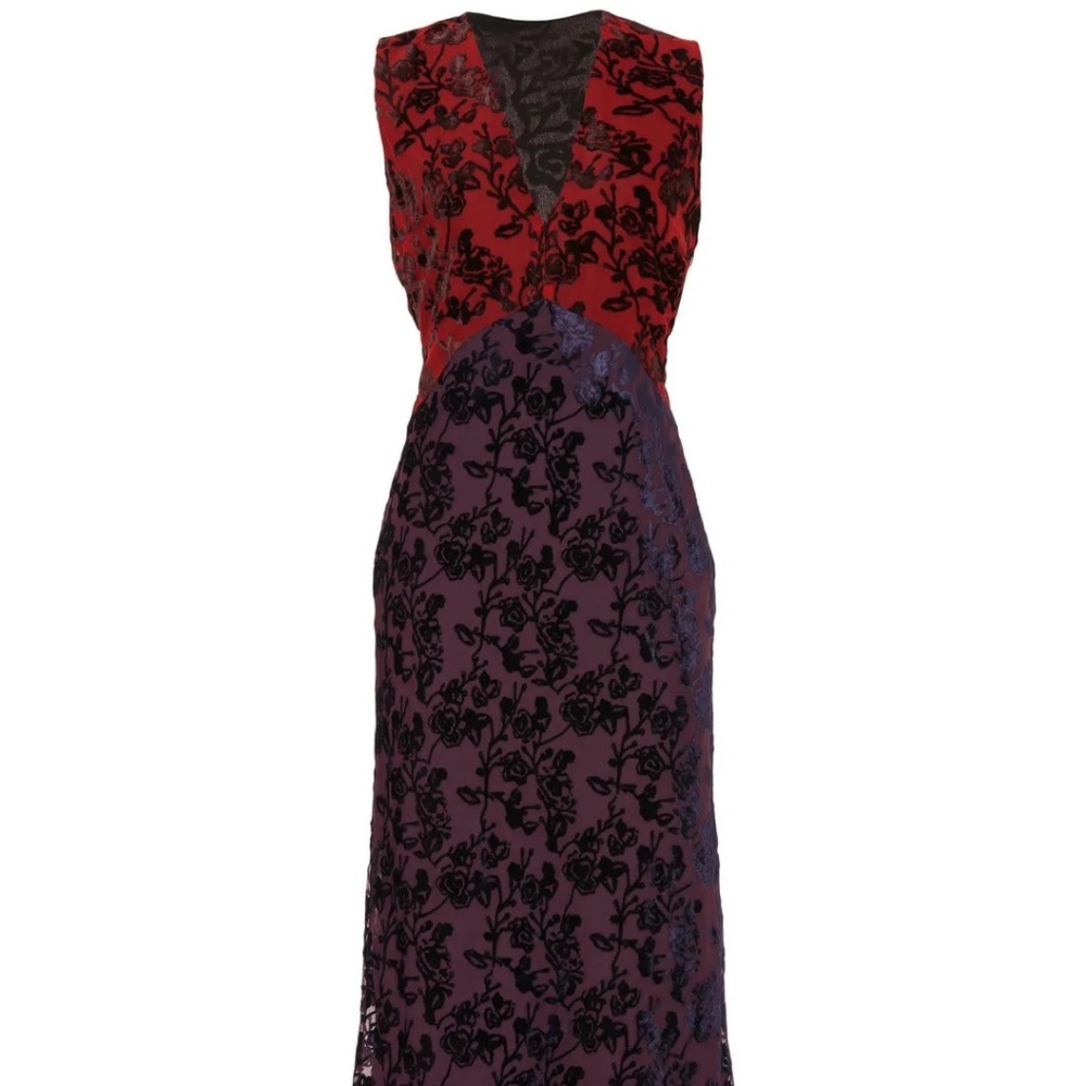 Marian Moscone - Velvet Slip Dress - Size 10